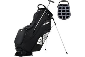 ASK ECHO Golf ST-14 Hybrid Stand Bag with 14 Way Full Length Dividers & Quick Putter Clip