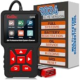 C410 OBD2 Scanner Fit for BMW Mini EPB ABS SRS DPF Oil Reset Multi System Scan Tool with Battery Registration OBDII Code Reader Diagnostic Scan Tool [New Version Update of Creator C110+ C310+]
