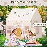 Wilwolfer Play Tent with Lights and Banners Large Indoor Kids Tent view 6