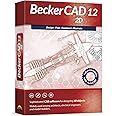 Becker CAD 12 2D - professional CAD software for 2D design and modelling - for 3 PCs - 100% compatible with AutoCAD