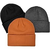 Rosoz Toddler Beanie Boys Girls Baby Knit Warm Beanies Kids Children Winter hat Caps