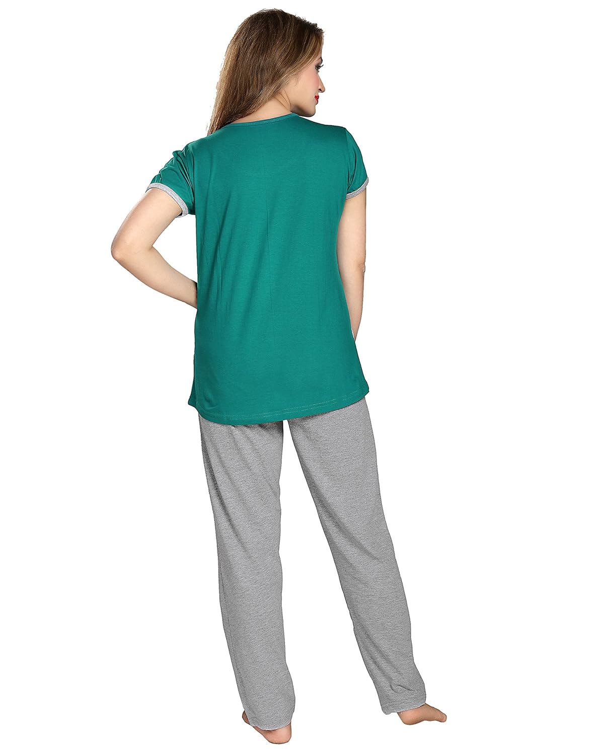 av2 women's cotton top and payjama set (2688)