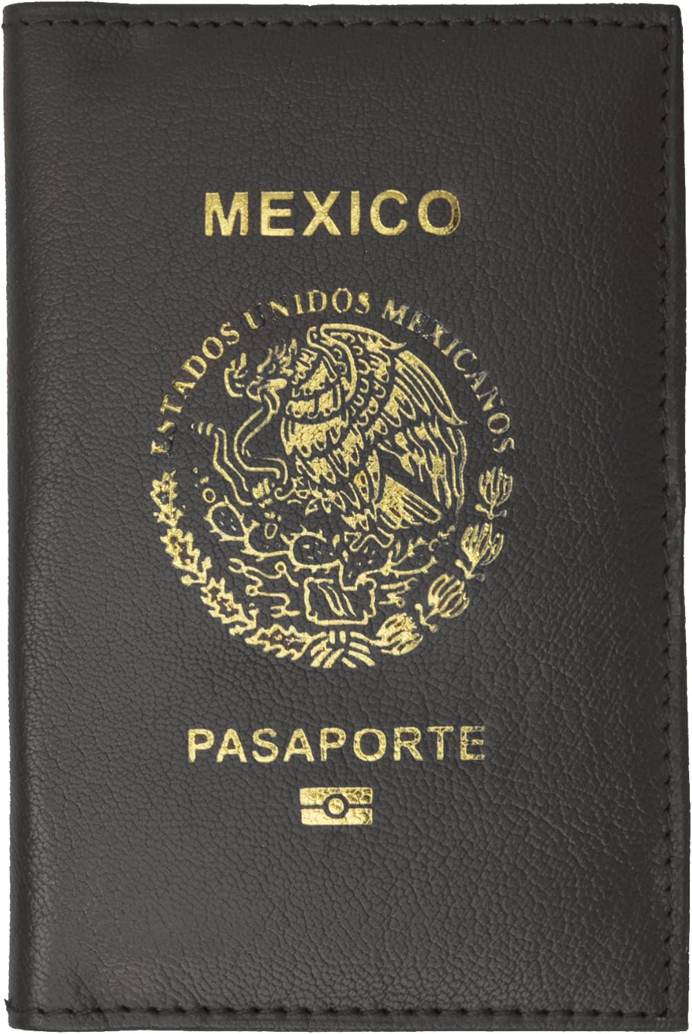 Mexico Passport Cover Genuine Leather Travel Wallet with