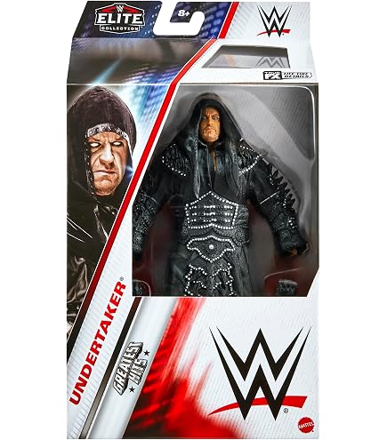 WWE Mattel Action Figure Undertaker 6 Pollici (15 Cm) - Con Urna E Look D'Epoca - Serie Basic