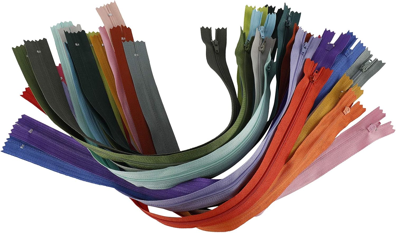 Nylon Coil Zippers for Sewing Crafts Tailor Nylon Zippers Bulk 20 Colors  45cm 18 60pcs Patioer 60pcs 18 Inch for Sewing Making or Fixing Clothing  Notions Fasteners ekbotefurniture.com