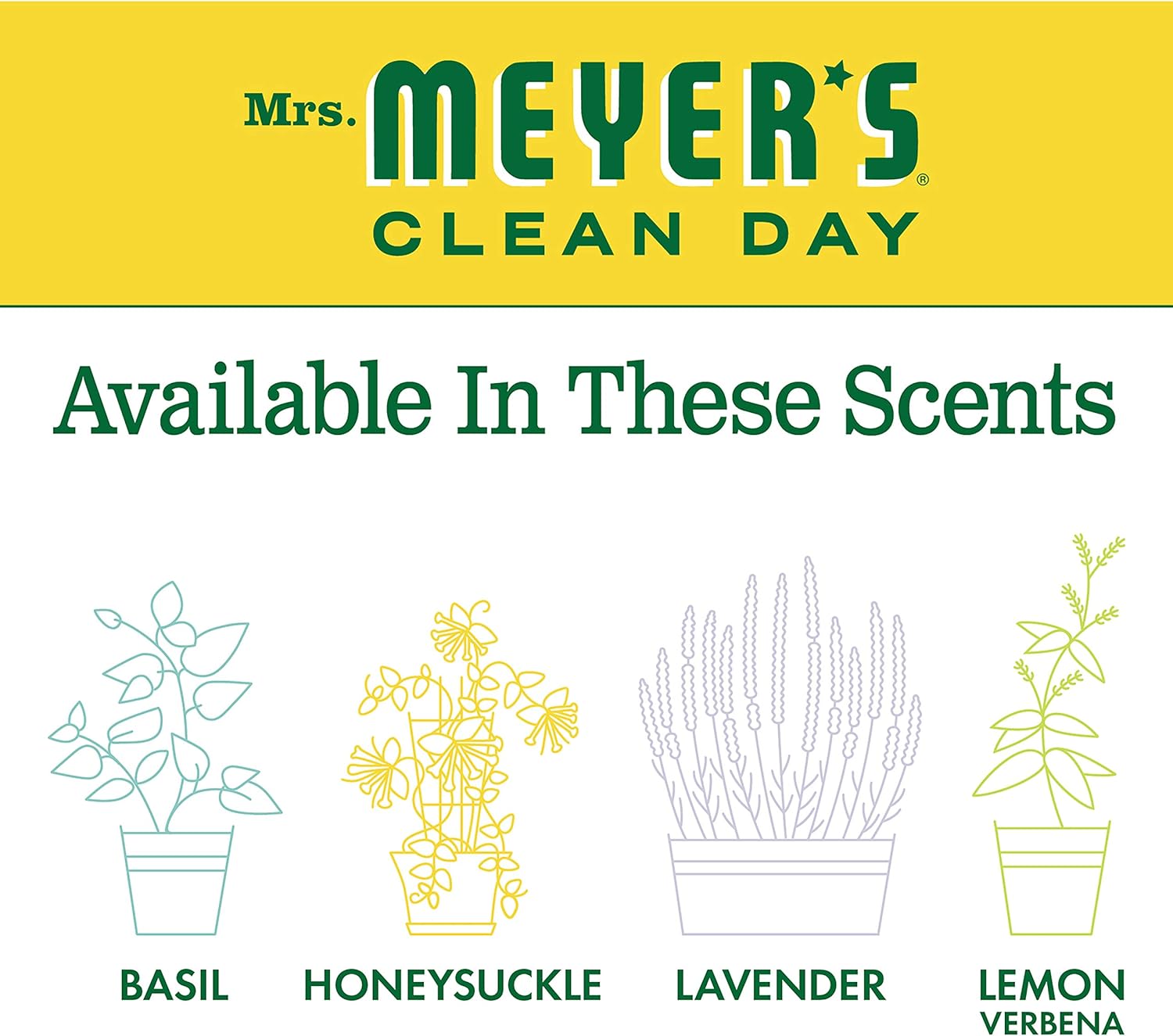 Mrs. Meyer's Clean Day Liquid Hand Soap Refill, Cruelty Free and Biodegradable Formula, Honeysuckle Scent, 33 oz- Pack of 6: Health & Personal Care