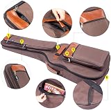 CAHAYA Guitar Bag 40 41 42 Inch Waterproof Case CY0150 with 6 Pockets view 8