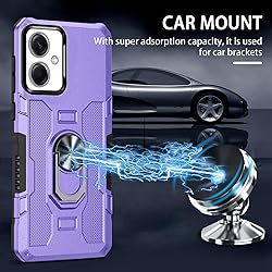 EUAGVQY for Xiaomi Redmi Note 12 Poco X5 Case,Heavy