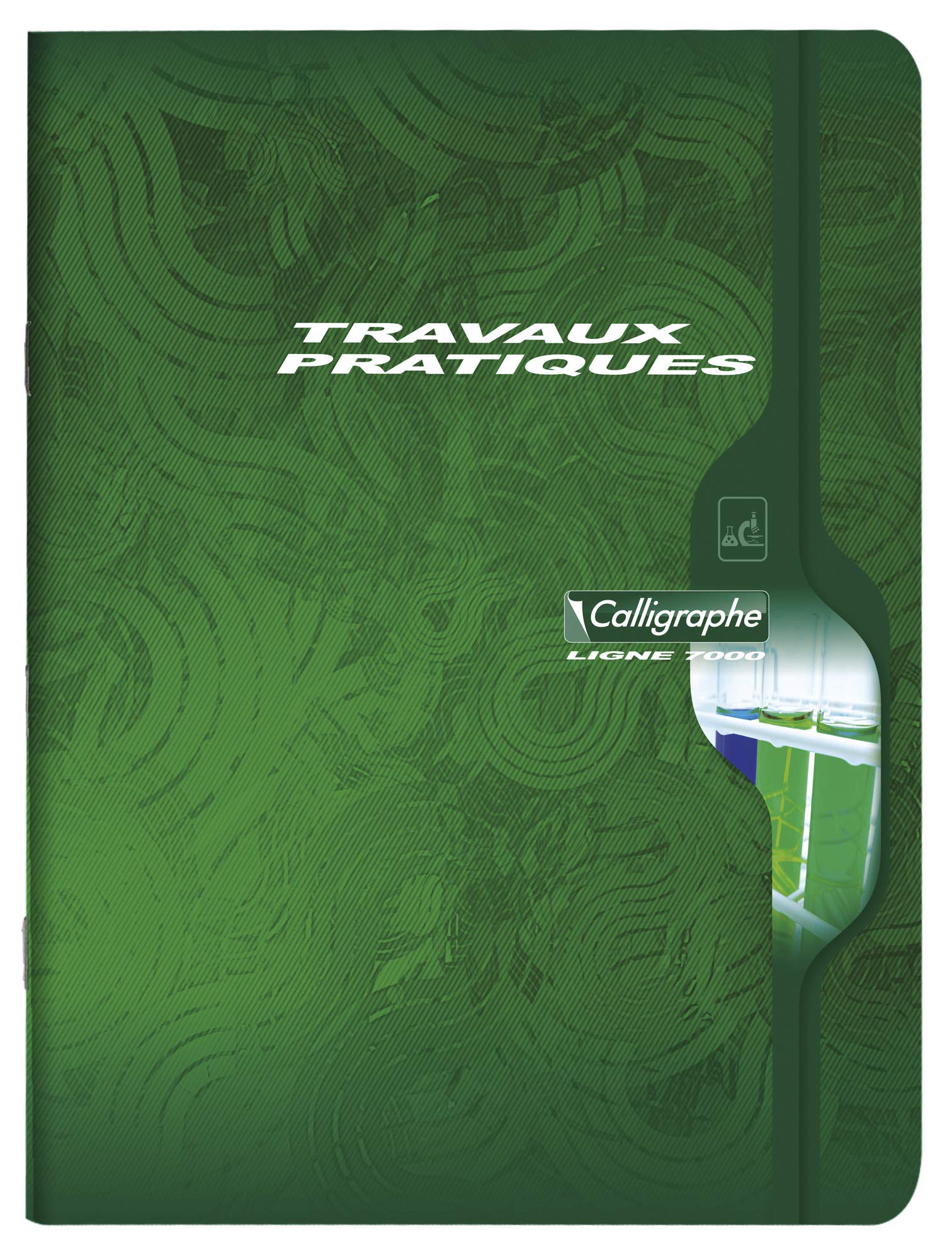 Calligraphe 7601C Set of 5 Practical Workbooks (Clairefontaine) - 24x32 - 144 Seyes Ruled Pages 70g and Plain Pages 90g Card Cover Varnished Random Colours