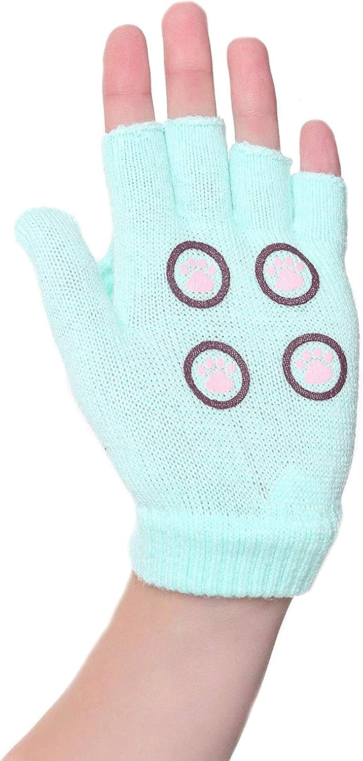 pusheen knit gloves