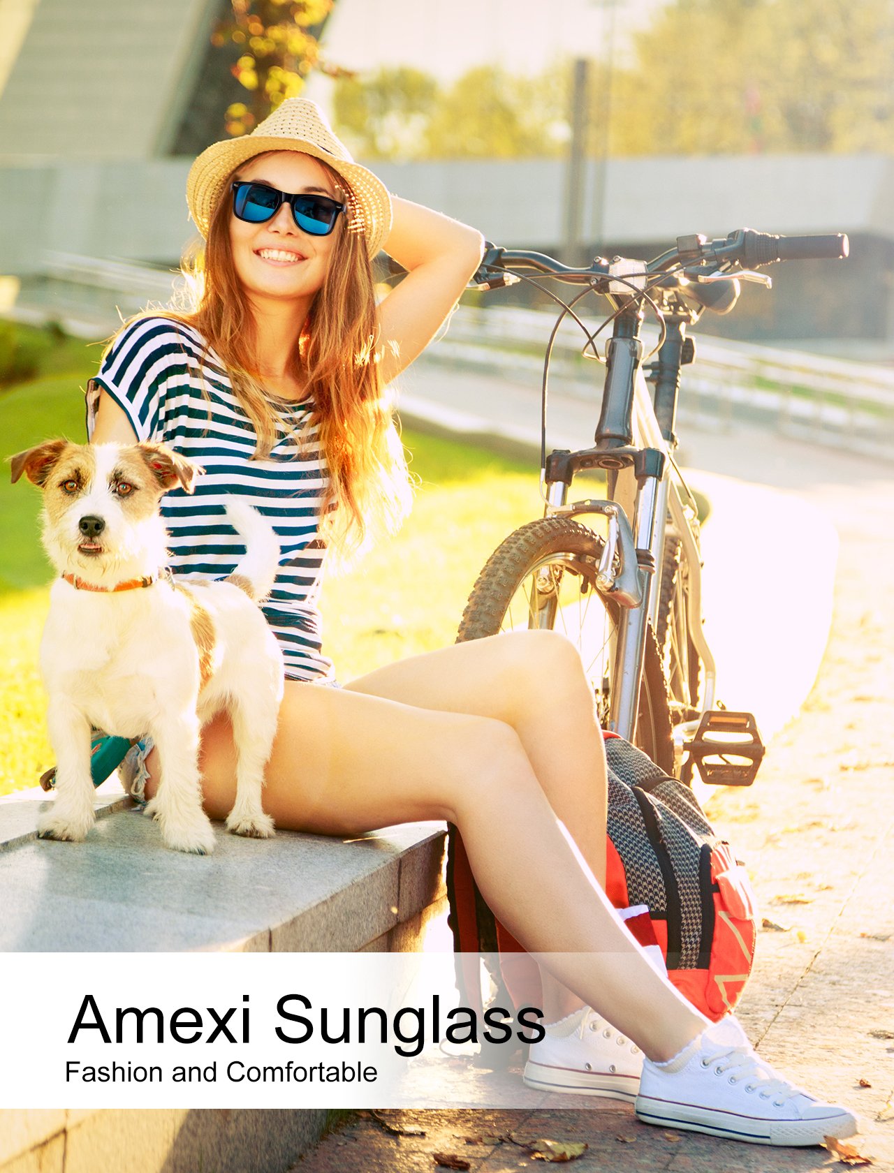 Herren Sonnenbrille Polarisierte UV400 sonnenbrille herren verspiegelt Schutz Unisex Sonnenbrille schwarz blaue Linse (blau)