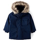 The Children's Place boys And Toddler Water and Wind Resistant Hooded Zip Front Parka Jacket