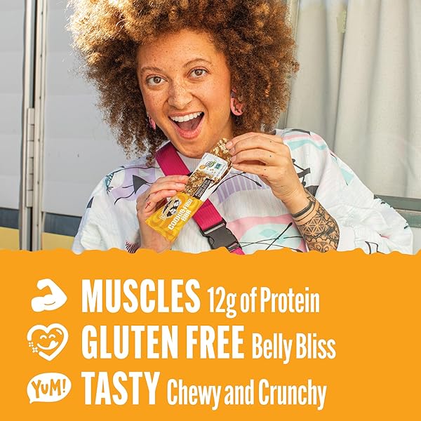 LENNY & LARRY’S COOKIE-FIED PROTEIN BAR – PEANUT BUTTER CHOCOLATE CHIP VEGAN 9X45G – HEALTHY SNACKS WITH 12G PLANT PROTEIN & 5G FIBER – GLUTEN FREE POWER BAR, KETO FRIENDLY, NON-GMO & VEGAN