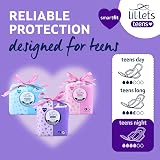 Lil-Lets Teens Night Pads X10 Petite With Wings Unscented Heavy Flow view 4