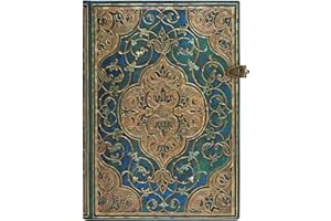 Turquoise Chronicles Midi Lined Hardcover Journal, 240pg, 120GSM, Chroniques by Paperblanks (Turquoise Chronicles)