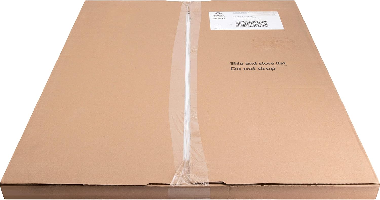 Business Source 25"x30" Self-Stick Easel Pads, 4/Pack (38592) : Easel Pads : Office Products