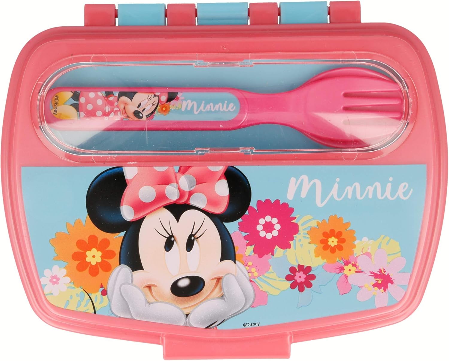 Stor SANDWICHERA Rectangular con Cubiertos Minnie Bloom: Amazon.es: Hogar