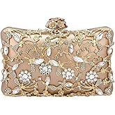 CZWLWYXB Rhinestone Evening Bag Sparkly Womens Crystal Purse Party Wedding Cocktail Prom Clutches