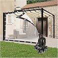 WBBML Outdoor-Vorhänge Transparent – 2,5 X 2,5 M, Wetterfest & Wasserdicht, Mit Ösen Für Terrasse & Garten