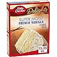 Betty Crocker Super Moist French Vanilla Cake Mix, 15.25 oz (Pack of 6)