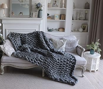 Handmade Chunky Knit Blanket