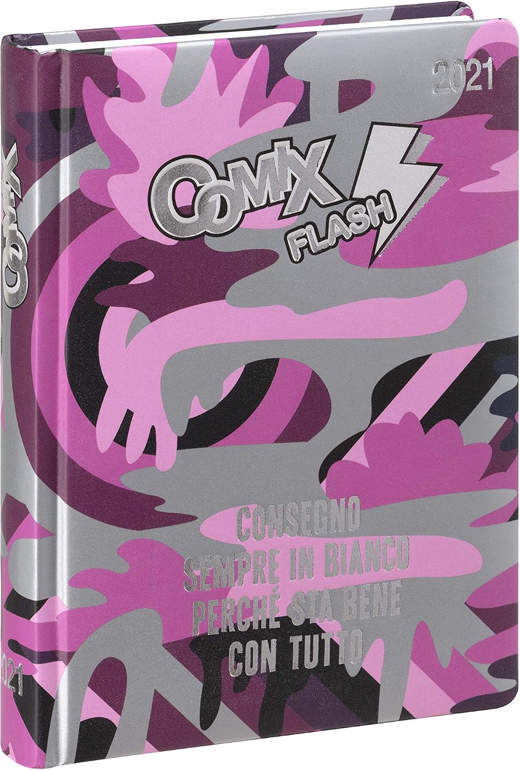 Comix Superdiario 2020/2021 13 Mesi Flash Camou Rosa Insegnanti materiale  didattico farmaki.gr
