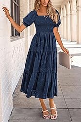 PRETTYGARDEN Women's 2025 Summer Casual Midi