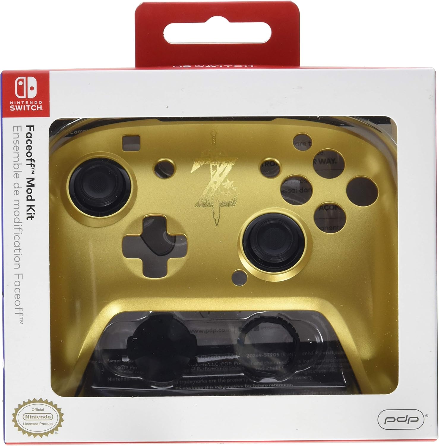 Pdp Switch Controller Faceoff Mod Kit Red Mario Nintendo Switch Amazon Co Uk Pc Video Games