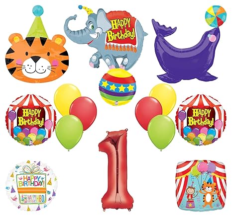 Amazon Com Mayflower Products Circus Theme Big Top 1st Birthday