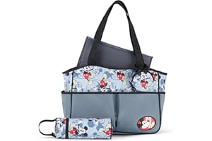 Disney Baby Multi-Functional Travel Tote Diaper Bag with Changing Pad