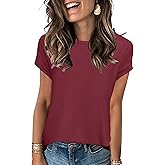 Womens Tops Plus Size Spring Clothes 2025 Lightweight Blouses Beach Vacation Summer Outfits Trendy Fashion T Shirts