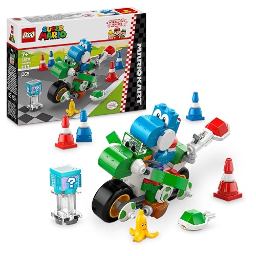 LEGO Super Mario: Mario Kart – Yoshi Bike Set, Building Toy for 7 Plus Year Old Boys & Girls, with Character Figure for Independent Play, Birthday Gift Idea for Gamers 72031