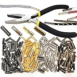 Daily Treasures 200pcs Shoelace Tip Heads, 4 Hole