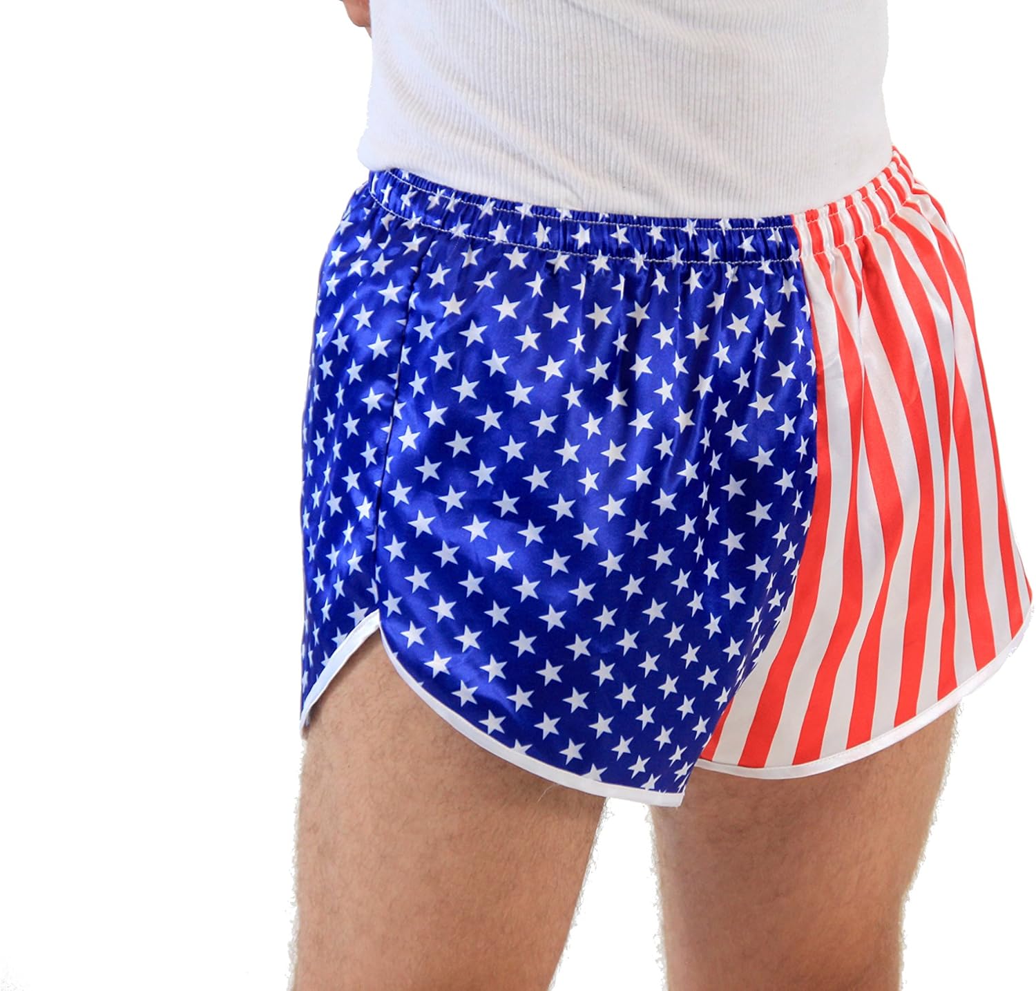 Costume Agent USA American Flag Running Shorts Clothing