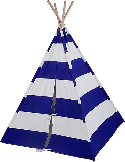 blue teepee tent
