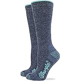 Wrangler Ladies Angora Blend Cushioned Knee High Boot Socks 2 Pair