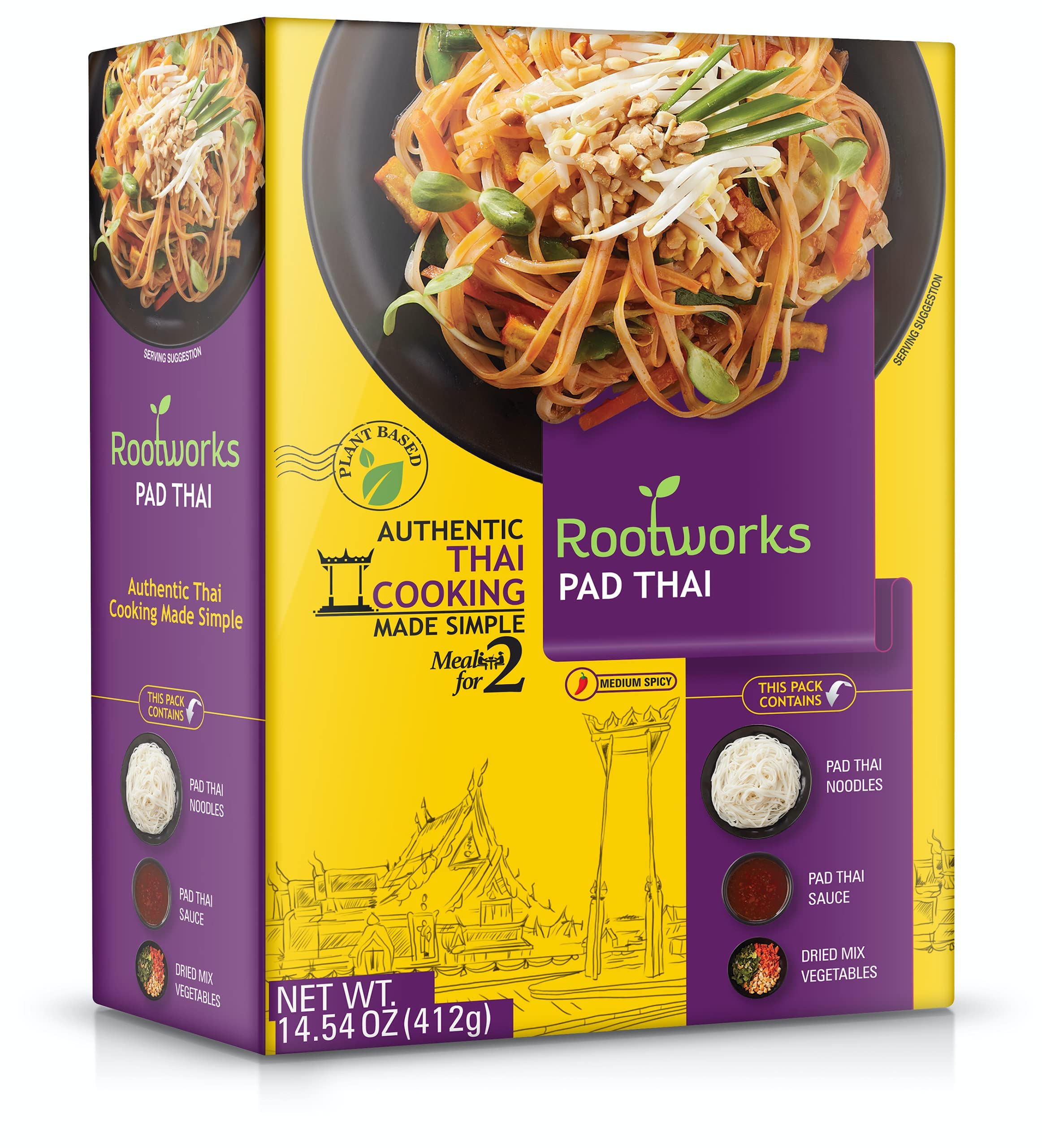 Mua Authentic Rootworks Pad Thai Meal Kit for Two - Easy-to-Cook Thai ...