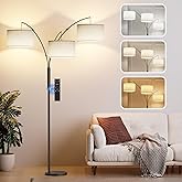 SIBRILLE 27W Floor Lamps for Living Room - Super Bright Dimmable Tree Floor Lamp, Modern Standing Lamp with Remote &amp; Touch Control, 3 Lights Tall Lamp for Living Room Corner, Bedroom, Office