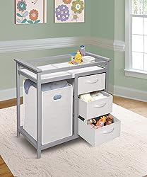Badger Basket Modern Baby Changing Table with