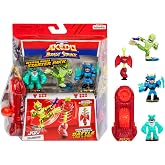Legends of Akedo Beast Strike Starter Pack | 3 Akedo Warriors | 1 Legendary Warrior, 1 Beast Striker and 1 Ultra Rare Warrior | with Training Practice Piece and Exclusive Joystick Controller, Medium