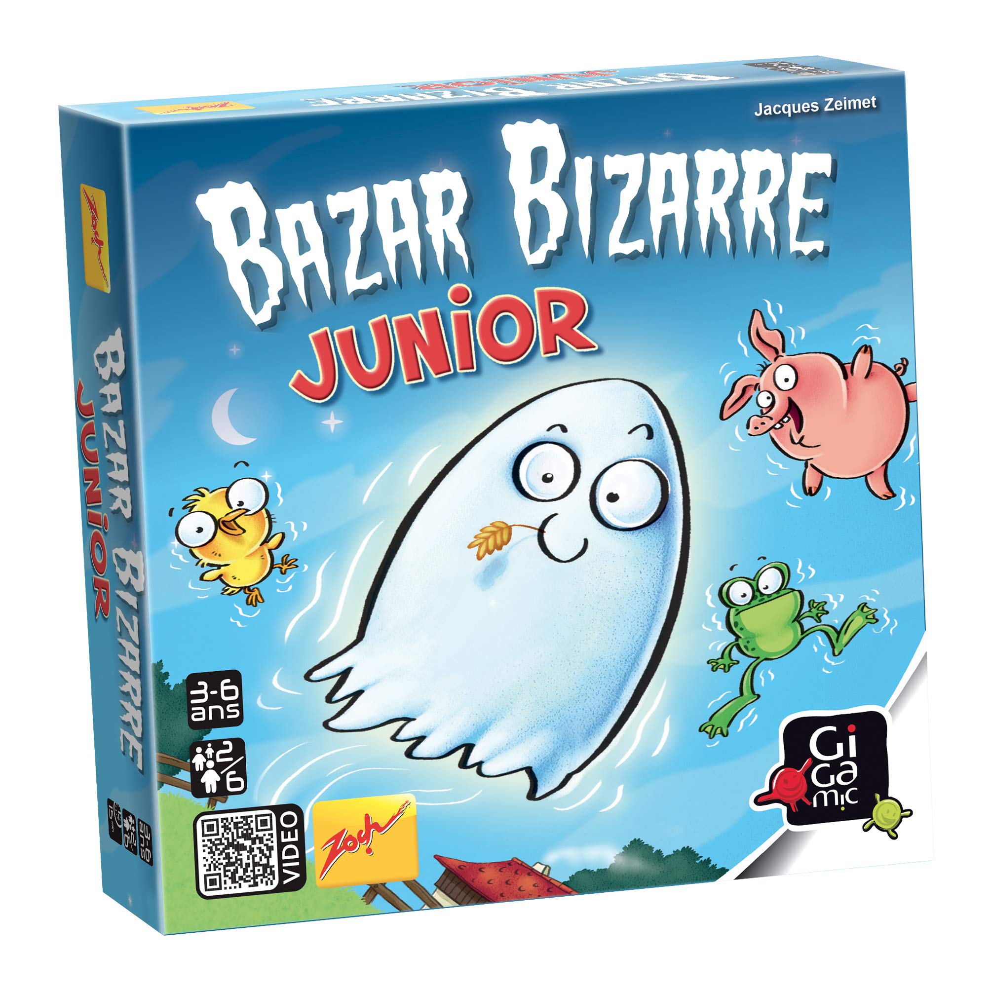 GIGAMIC - Speed Observation Game -3 years and up- Bazaar Bizarre Junior, Zobaj, Blue