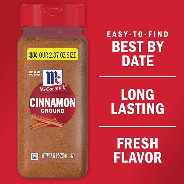 MCCORMICK GROUND CINNAMON, 7.12 OZ