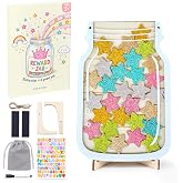 HoneyGala 30PCS Magnetic Star Reward Jar for Classroom Kids Management Tool | Boys &amp; Girls Potty Training &amp; Good Behavior Chart for Home, Class Reward System for Homework Chores, Teacher Must Haves