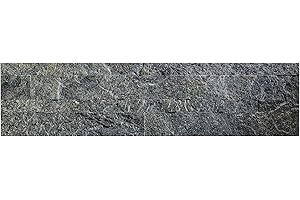 Aspect Peel and Stick Stone Overlay Kitchen Backsplash - Frosted Quartz (5.9" x 23.6" x 1/8" Panel - Approx. 1 sq ft) - Easy DIY Tile Backsplash