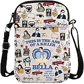 TSOTMO Horror Merch Vampire Merch Parody Bella Crossbody Bag for Edward Fans Vampire Lovers Gift Forks Gift (Bella cro2)