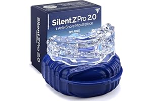 SilentZPro 2.0 - USA Designed Anti Snore Mouthpiece (Size: Large) - Fully Adjustable Anti Snore Mouth Guard - Professional Pa