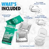TheSleepGuard Mouth Guard Clenching Teeth Night Guard Pack of 4 Small Large view 2