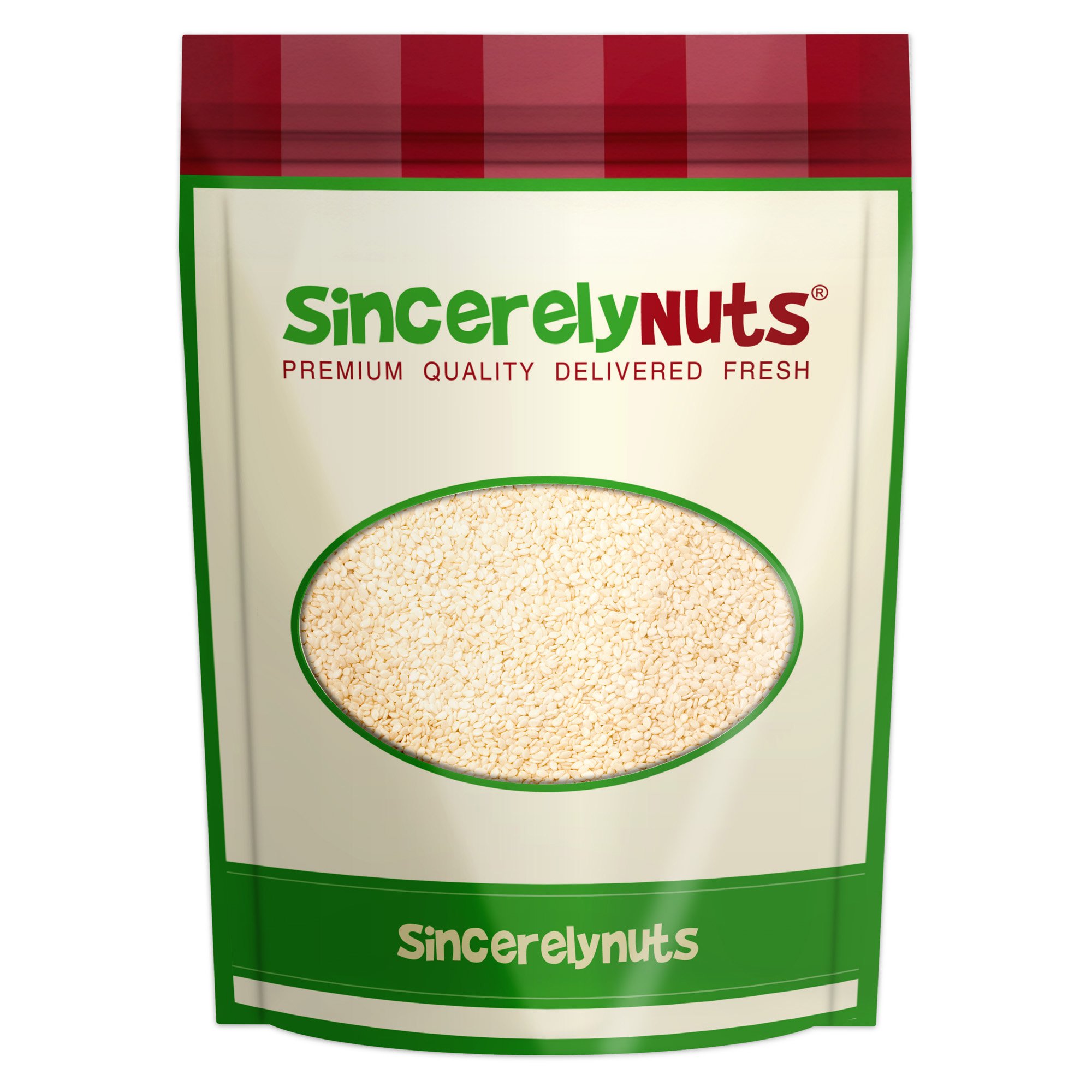 Sincerely Nuts Hulled Organic Sesame Seeds (5 lb Bag) Nature's Super