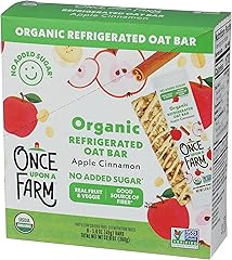 Once Upon A Farm Organic Apple Cinnamon Oat Bar 8 Count, 1.6 Oz