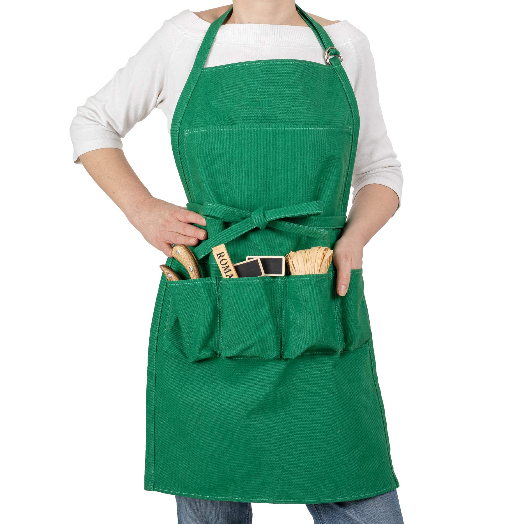 La Cordeline Mixte Jardinage Cjn45 Garden Apron Cotton Green, Green, One Size EU
